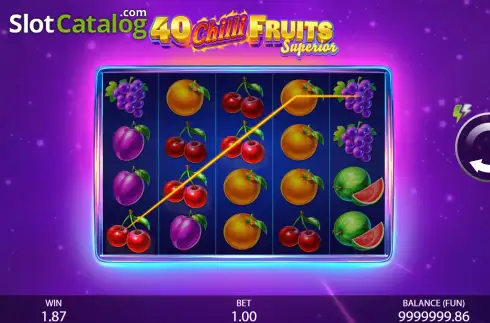 Οθόνη3. 40 Chilli Fruits Superior Κουλοχέρης