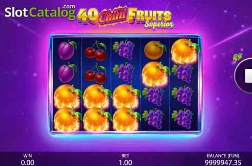 Οθόνη5. 40 Chilli Fruits Superior Κουλοχέρης