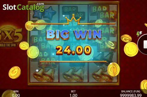 Οθόνη5. 3x5 Hold the Spin Κουλοχέρης 
