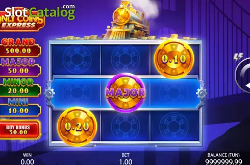 Οθόνη2. Only Coins Express Κουλοχέρης