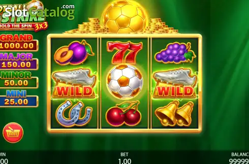Οθόνη2. 3x3 Football Strike: Hold The Spin Κουλοχέρης