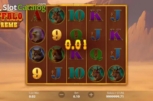 Οθόνη3. Buffalo Supreme Κουλοχέρης