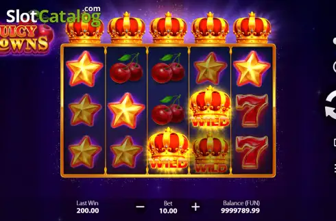 Οθόνη3. Juicy Crowns Κουλοχέρης