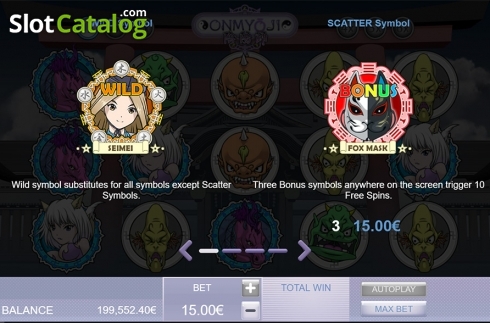 Οθόνη6. Onmyoji (Gamatron) Κουλοχέρης 
