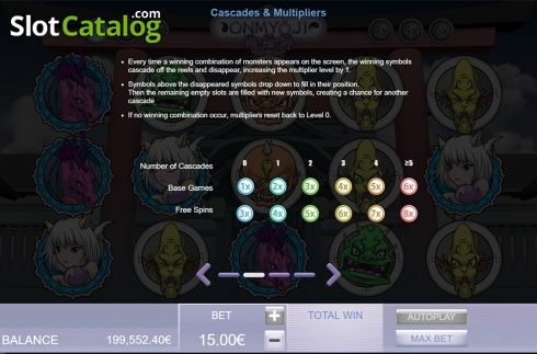 Οθόνη7. Onmyoji (Gamatron) Κουλοχέρης 