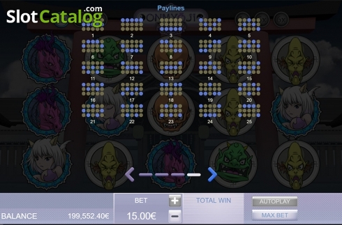 Οθόνη9. Onmyoji (Gamatron) Κουλοχέρης 