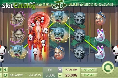 Οθόνη4. Japanese Mask (Gamatron) Κουλοχέρης 
