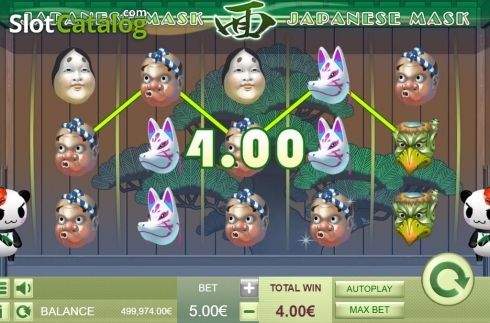 Οθόνη5. Japanese Mask (Gamatron) Κουλοχέρης 