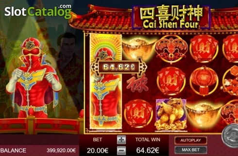 Οθόνη3. Cai Shen Four Κουλοχέρης