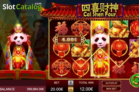 Οθόνη4. Cai Shen Four Κουλοχέρης