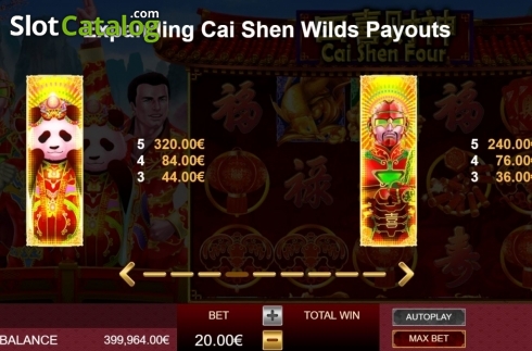 Οθόνη8. Cai Shen Four Κουλοχέρης