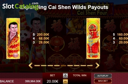 Οθόνη9. Cai Shen Four Κουλοχέρης
