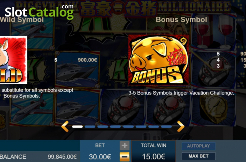 Οθόνη7. Piggy Bank Millionaire Κουλοχέρης 