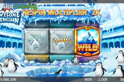 Οθόνη4. Awesome Penguin Κουλοχέρης