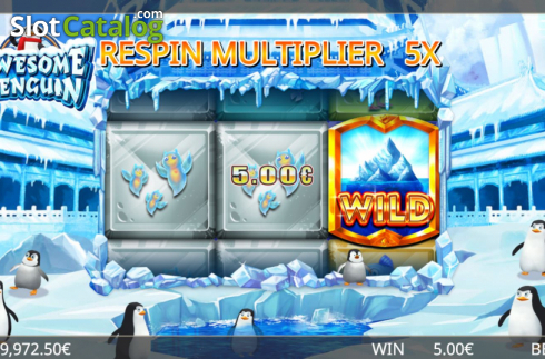 Οθόνη7. Awesome Penguin Κουλοχέρης
