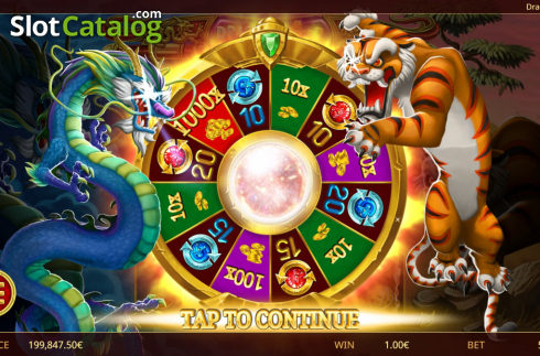 Οθόνη6. Dragon And Tiger (Ganapati) Κουλοχέρης