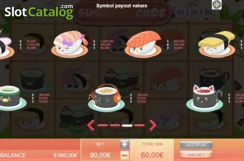 Οθόνη5. Sushicade Κουλοχέρης