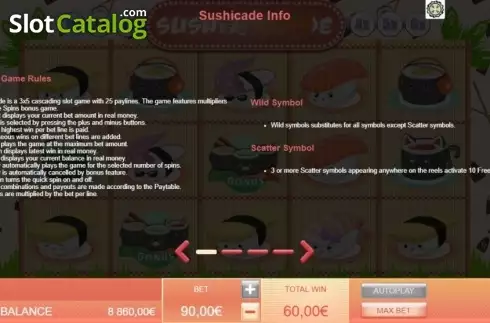 Οθόνη7. Sushicade Κουλοχέρης