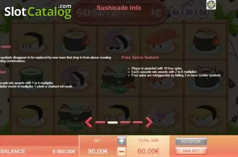 Οθόνη8. Sushicade Κουλοχέρης