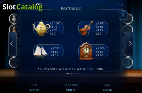 Πίνακας πληρωμών 3. Antique Riches Κουλοχέρης