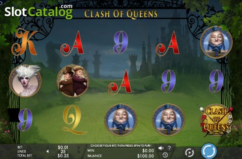 Ροδέλες. Clash of Queens Κουλοχέρης