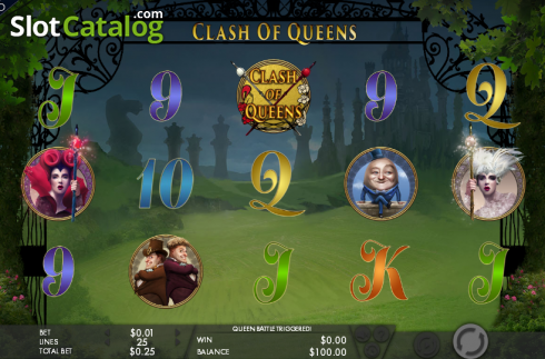 Παιχνίδι μπόνους 1. Clash of Queens Κουλοχέρης