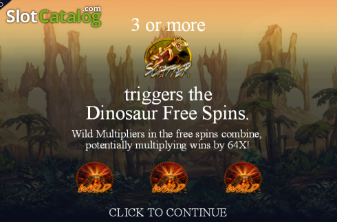 Τα χαρακτηριστικά του παιχνιδιού. Dinosaur Adventure Κουλοχέρης
