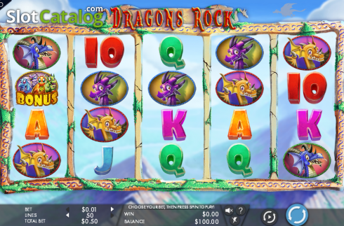 Ροδέλες. Dragons Rock Κουλοχέρης