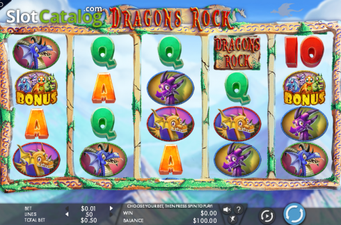 Σκορπίζω. Dragons Rock Κουλοχέρης