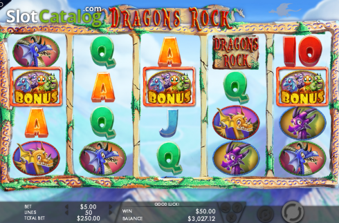 Δώρο. Dragons Rock Κουλοχέρης