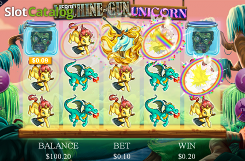 Αγριος. Machine Gun Unicorn Κουλοχέρης