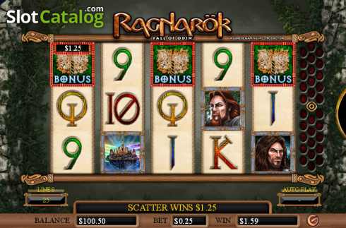 Μπόνους παιχνίδι. Ragnarok (Genesis) Κουλοχέρης