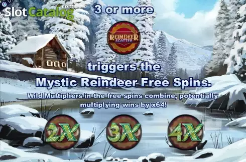 Τα χαρακτηριστικά του παιχνιδιού. Reindeer Wild Wins Κουλοχέρης 