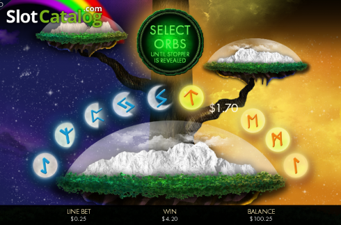 Η οθόνη του μπόνους 2. Yggdrasil: The Tree of Life Slots Κουλοχέρης