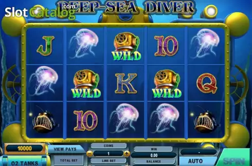 Ροδέλες. Deep Sea Diver Κουλοχέρης