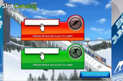 Οθόνη παιχνιδιού μπόνους 1. Ski Jump Κουλοχέρης 