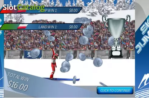 Οθόνη παιχνιδιού μπόνους 3. Ski Jump Κουλοχέρης 