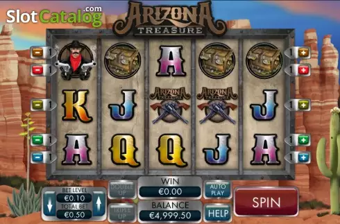 Ροδέλες. Arizona Treasure Κουλοχέρης