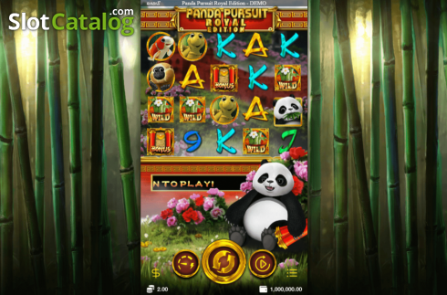 Οθόνη2. Panda Pursuit Royal Edition Κουλοχέρης