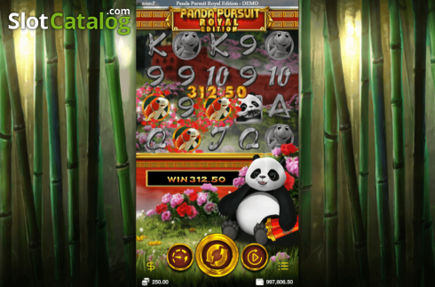 Οθόνη4. Panda Pursuit Royal Edition Κουλοχέρης