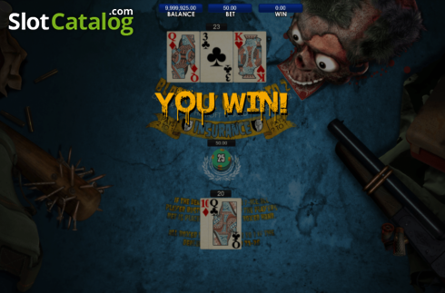 Οθόνη3. Zombie Blackjack Κουλοχέρης