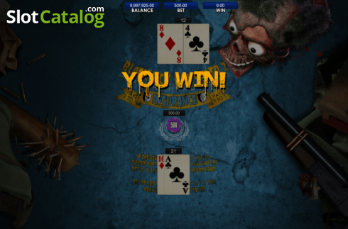 Οθόνη4. Zombie Blackjack Κουλοχέρης