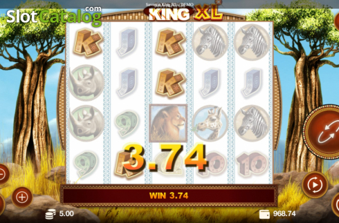 Οθόνη3. Savanna King XL Κουλοχέρης