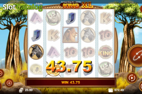 Οθόνη6. Savanna King XL Κουλοχέρης