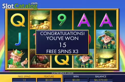 Οθόνη 6. Leprechaun Tales Κουλοχέρης
