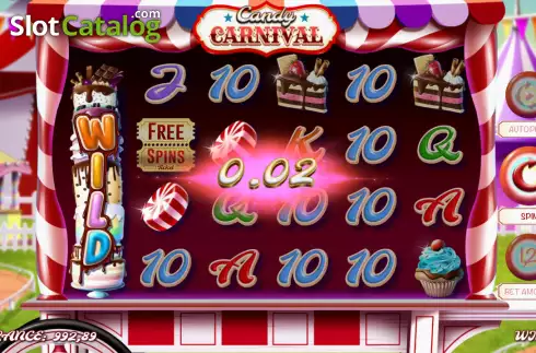 Οθόνη3. Candy Carnival Κουλοχέρης