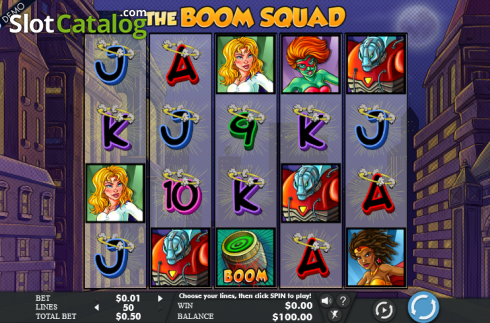 Οθόνη 2. The Boom Squad Κουλοχέρης