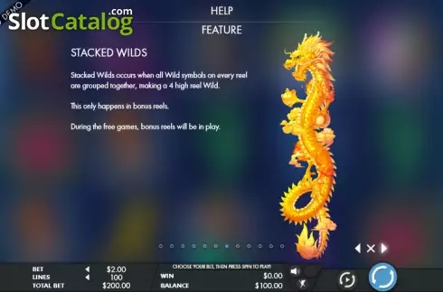 Πίνακας πληρωμών 7. Dragons Scroll Κουλοχέρης