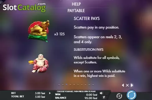 Πίνακας πληρωμών 3. Fortune turtle Κουλοχέρης