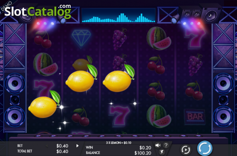 Οθόνη 3. Fruity Grooves Κουλοχέρης